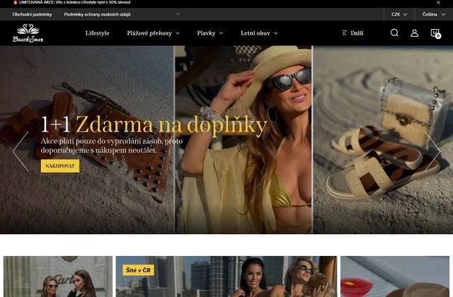 Náhled webu beachswan.com