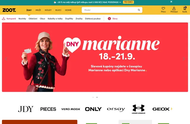 Náhled webu zoot.cz